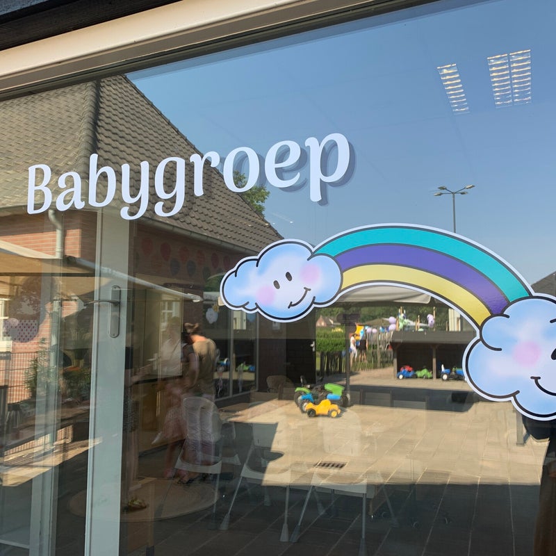 Babygroep sticker Toverboom