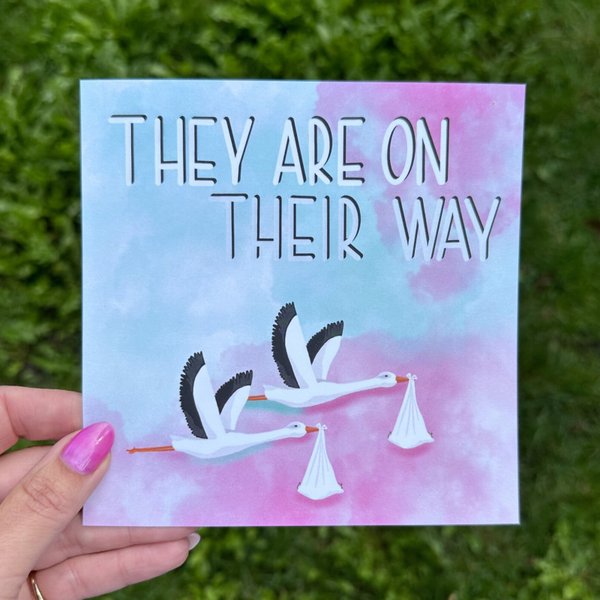 They are on their way (tweeling,multi-color)