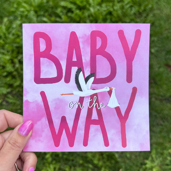 Baby on the way Pink