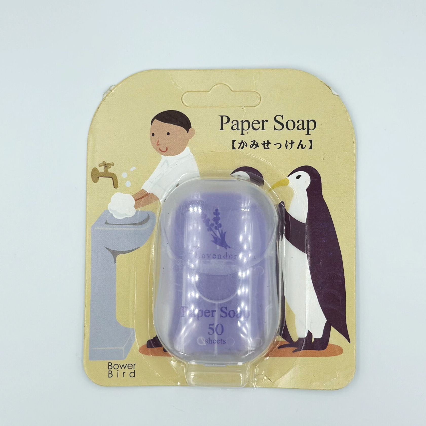 Papieren zeep Lavendel