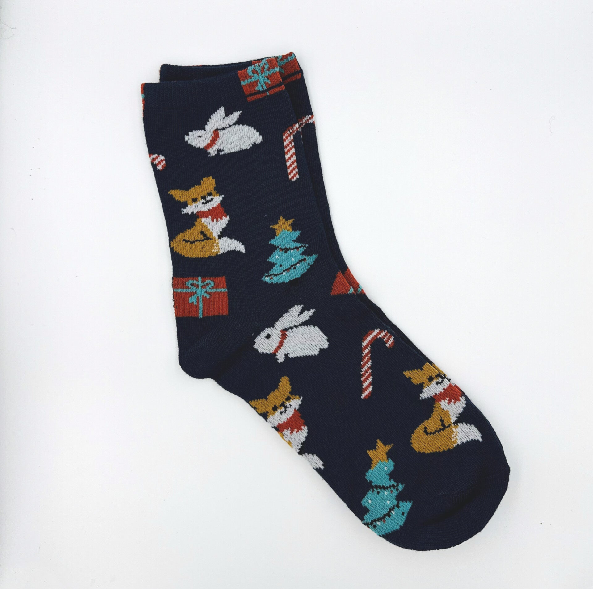 Kerstsokken - Fox & Bunny -