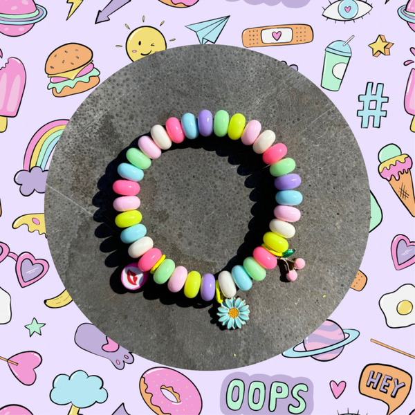 Flower Candy armband