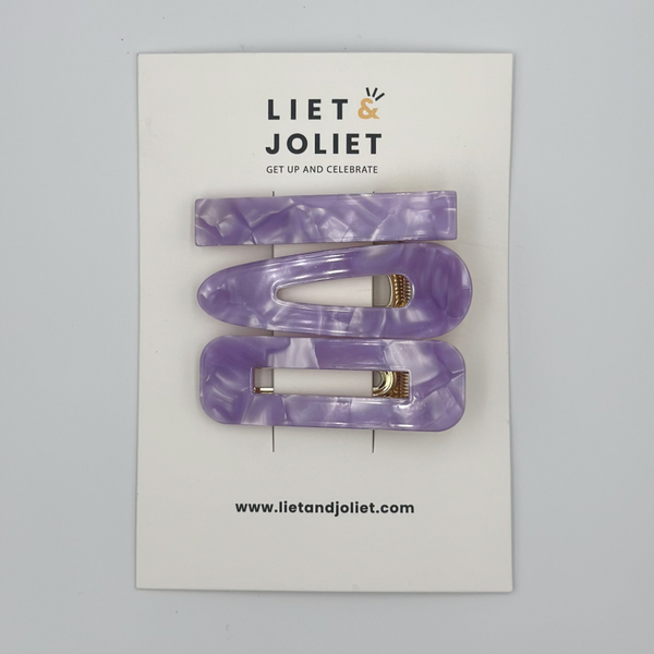 Set haarklemmen | Paars