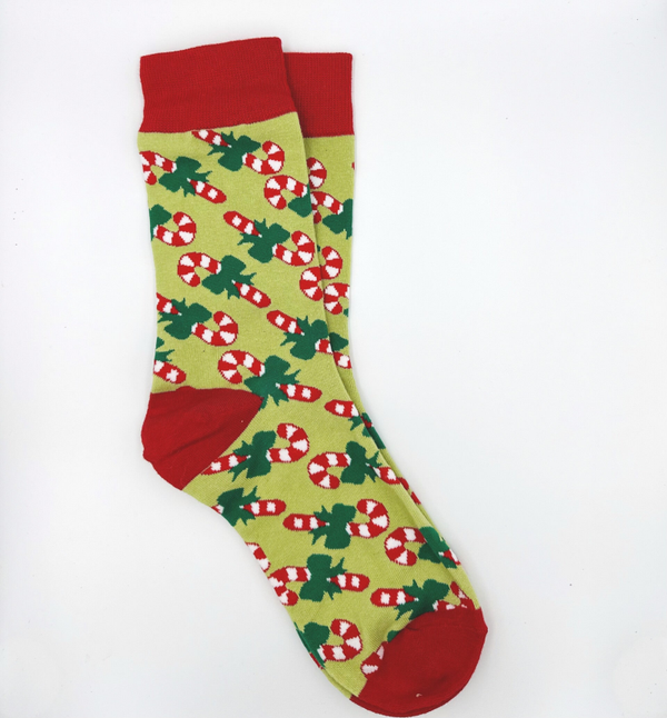 Kerstsokken - zuurstokken -