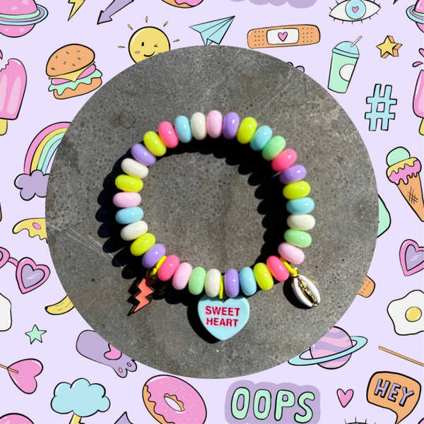 Sweet Heart Candy armband