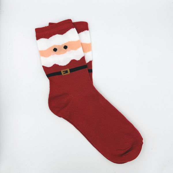 Kerstsokken - Santa minimalistisch -