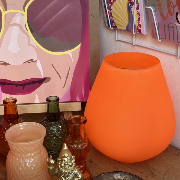 Vase the world | Neon Orange vaas
