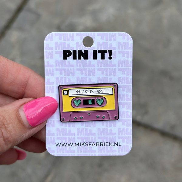 PIN IT!! Cassettes ( 3 kleuren verkrijgbaar )