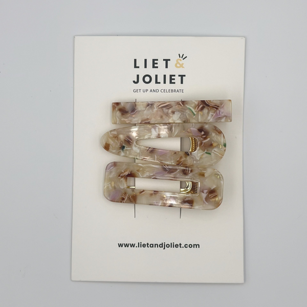 Set haarklemmen | Beige