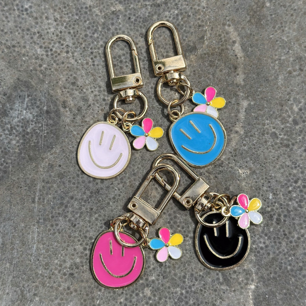 Smiley sleutelhanger