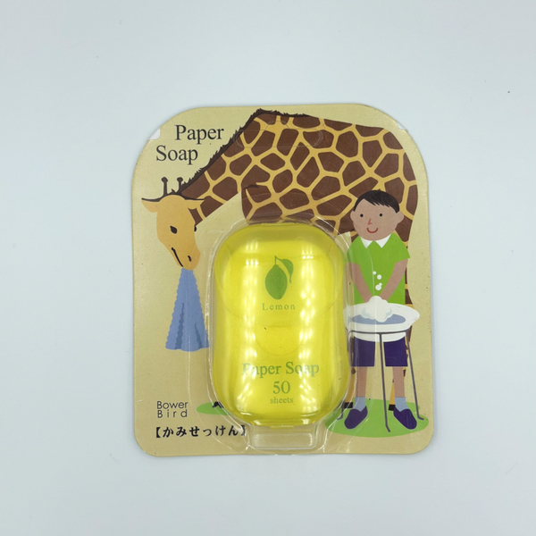Papieren zeep Citroen
