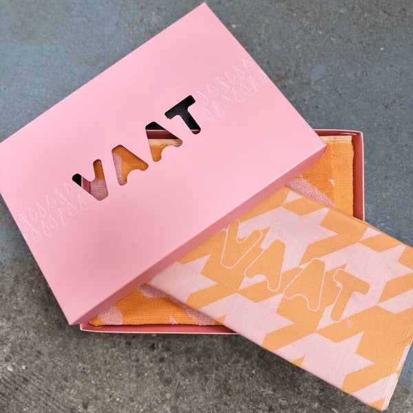 VAAT | Keukendoeken SET Oranje/Roze