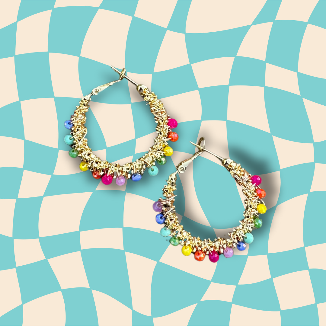 Multicolor kralen (per paar)