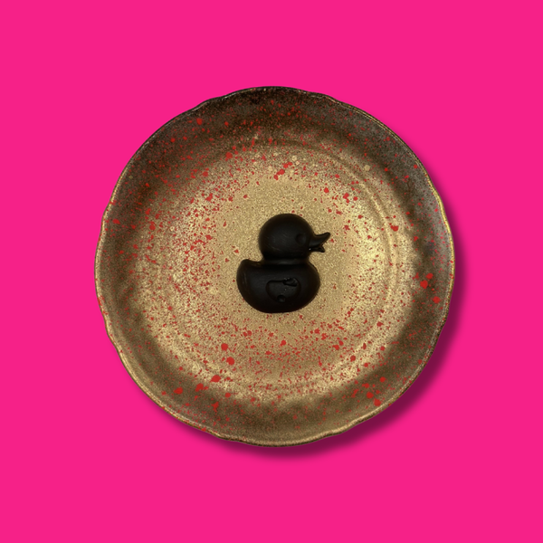 "Black DUCK-ie" vintage bordje