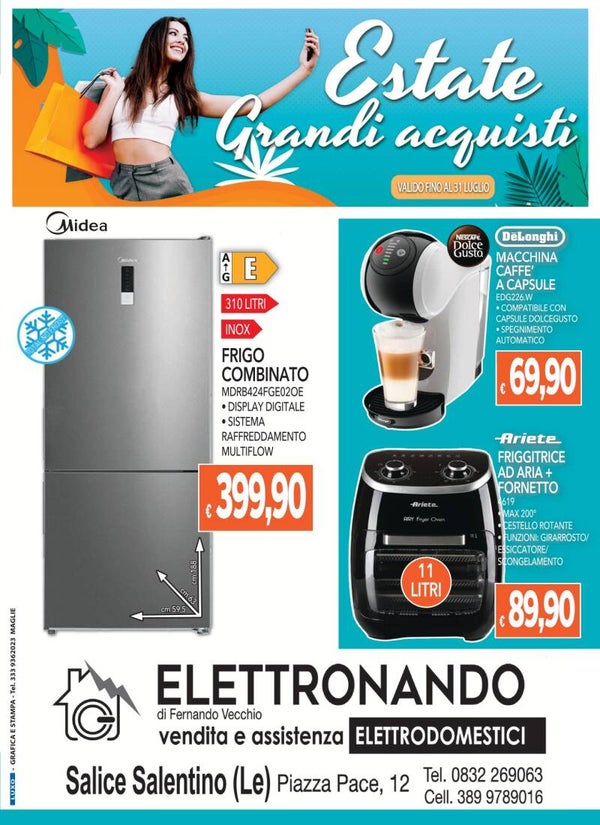 VOLANTINO VALIDO dal 1 AL 31  AGOSTO 2025