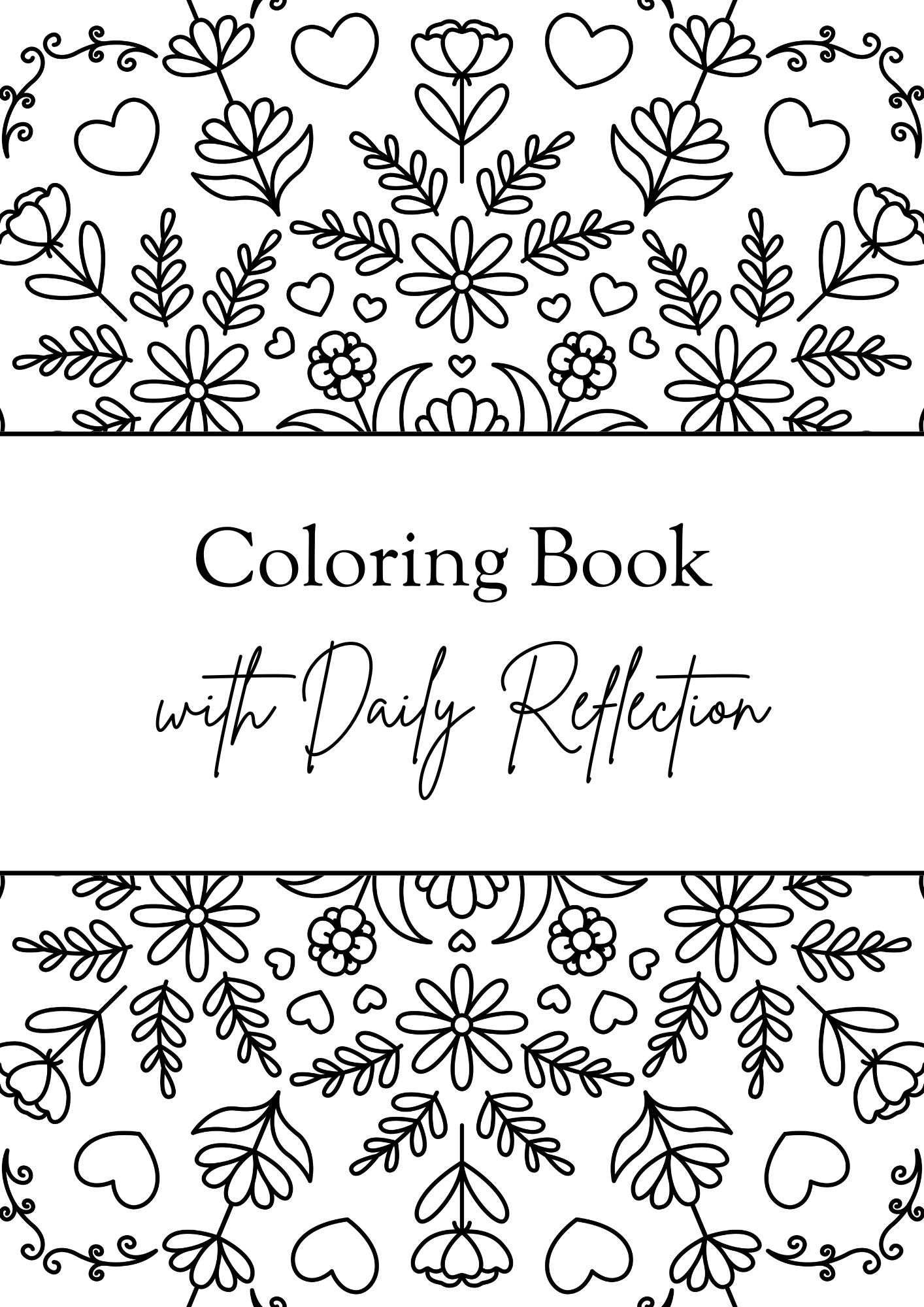 Adult Coloring Book & Daily Reflection