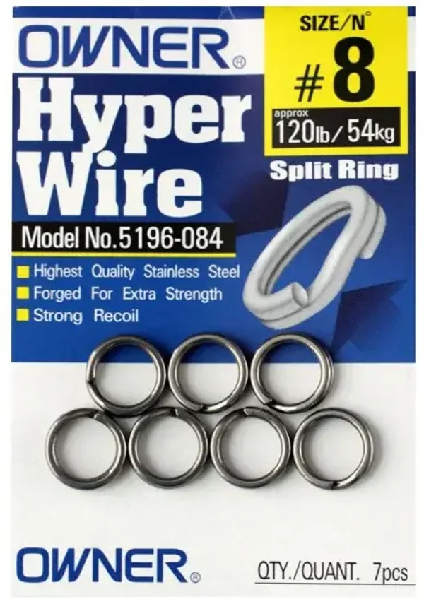 Owner Hyperwire Split Rings (5196)