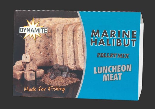 Dynamite Baits Marine Halibut Pellet - Luncheon Meat 2 x Packs