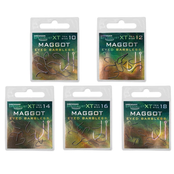 Drennan Specialist XT Maggot Hook B/Less