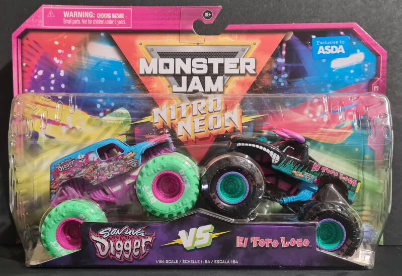 Son-Uva Digger Vs El Toro Loco - Nitro Neon Series 3