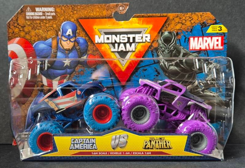 Captain America Vs Plack Panther - Marvel Series 3