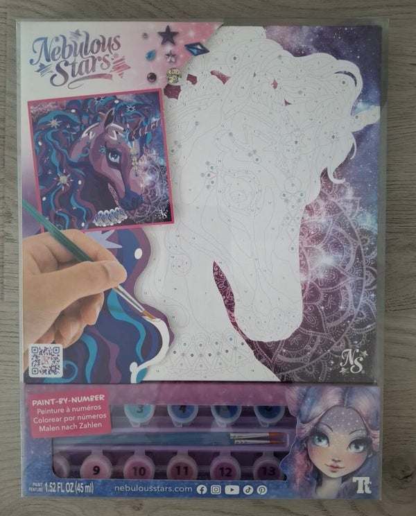 Einhorn - Malen nach Zahlen