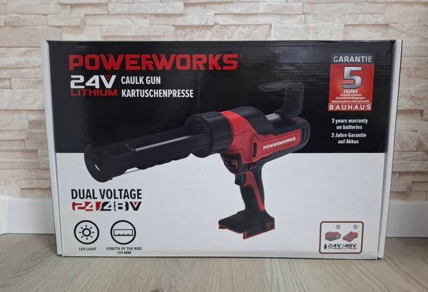 Akku-Kartuschenpresse Powerworks 24V