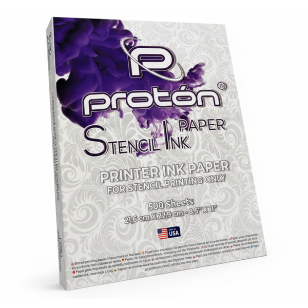 Proton Stencil Ink Paper - Papel para Impresora de Stencils - 500 Hojas
