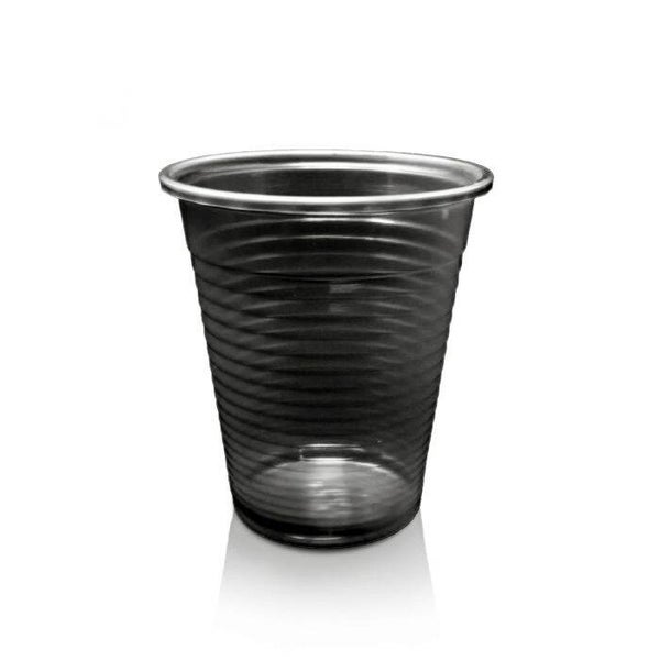 Vasos de plastico negros (100und)