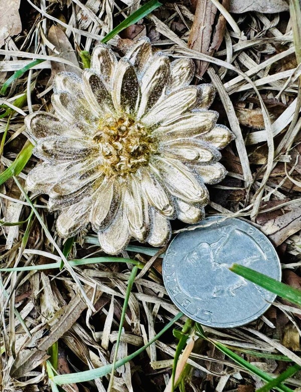 Brooch - Golden Daisy