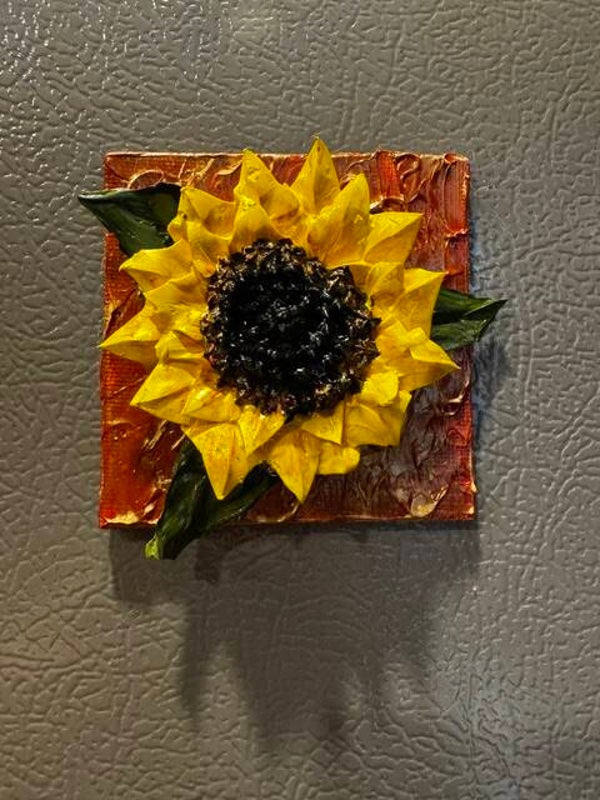 Sunflower magnet