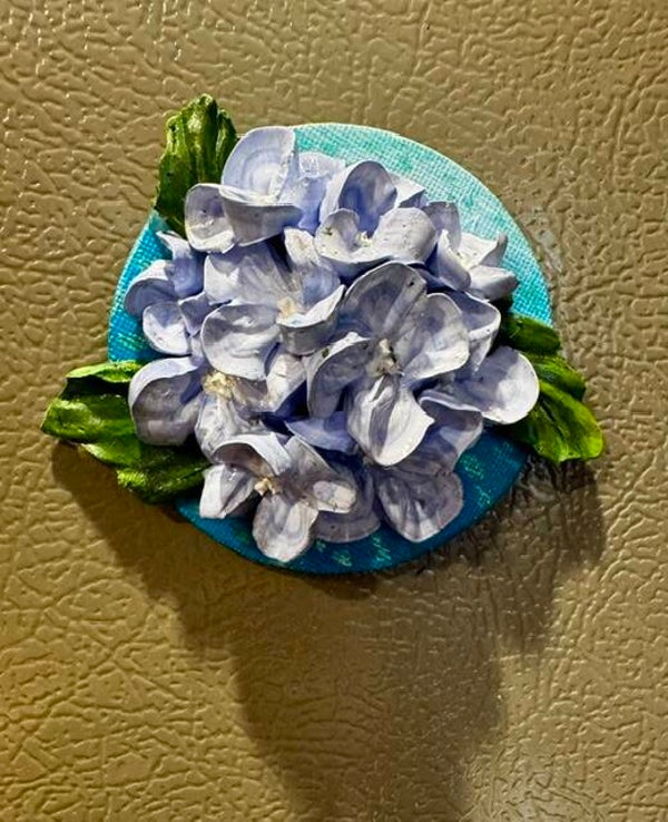 Hydrangea Bloom Magnet