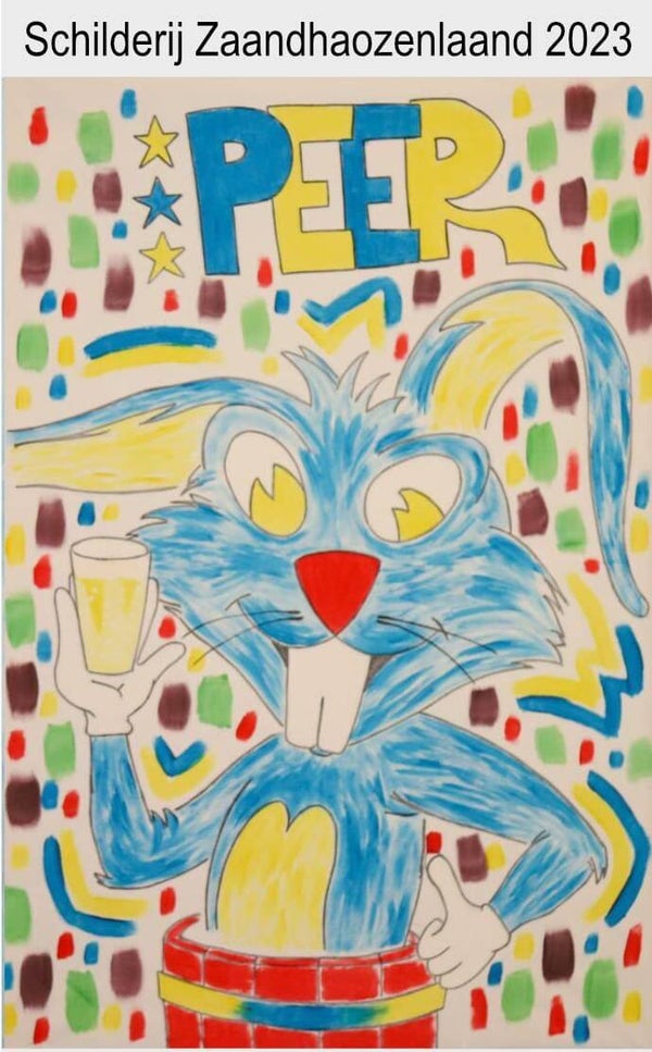 Schilderij Zaandhaozenlaand