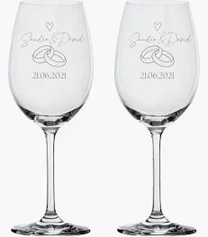 Dieses stilvolle Weinglas mit humorvoller Gravur