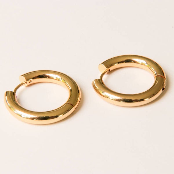 Thick Hoops Hinged
