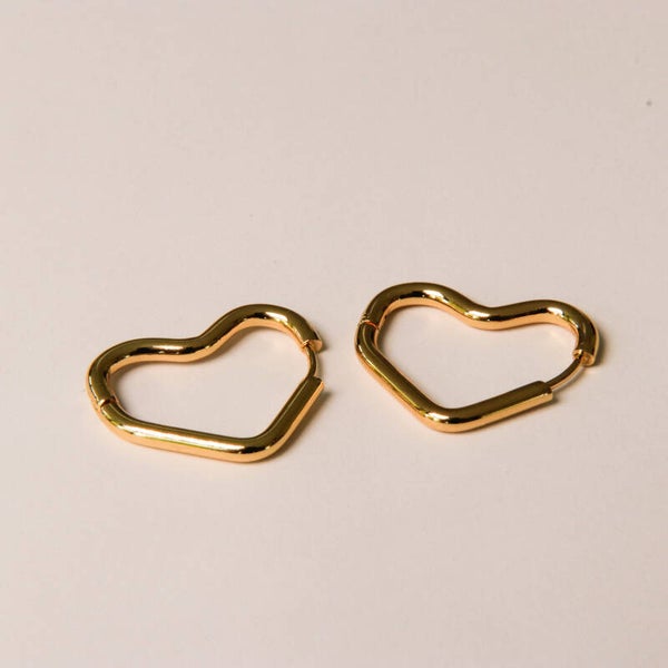 Heart Hoops Hinged