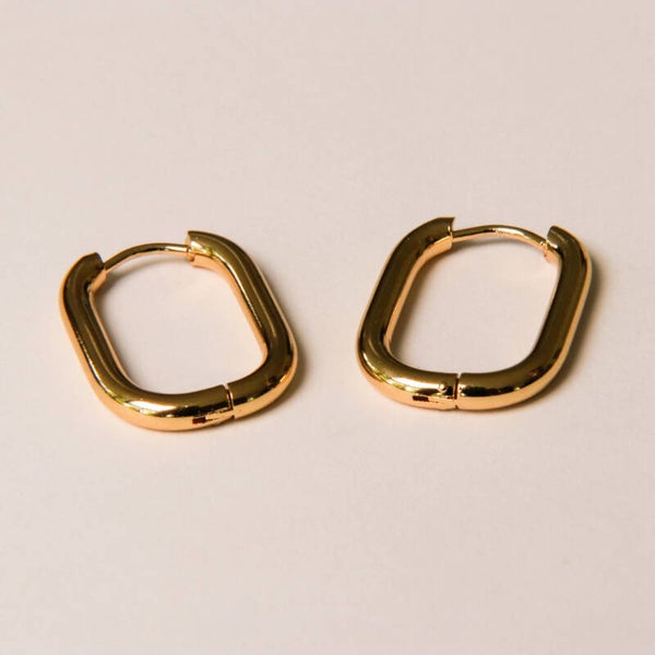 Oval Hoops Hinged