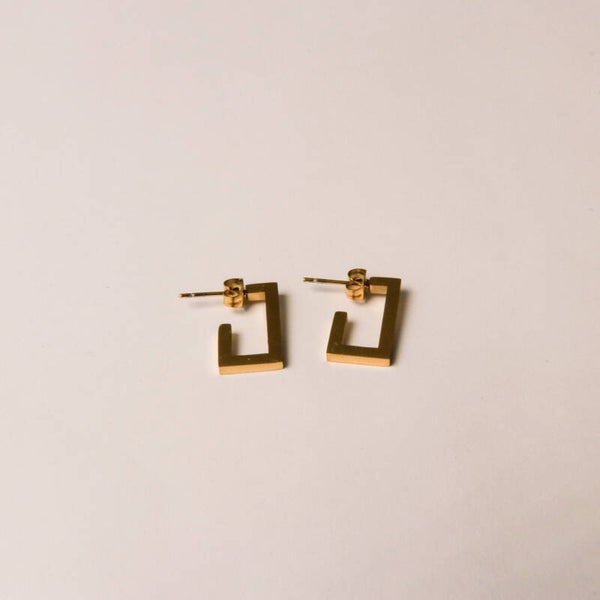 Squared Oval Hoops