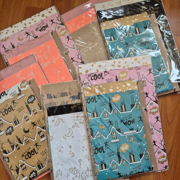 Set - Cadeauzakjes + stickervel Sint