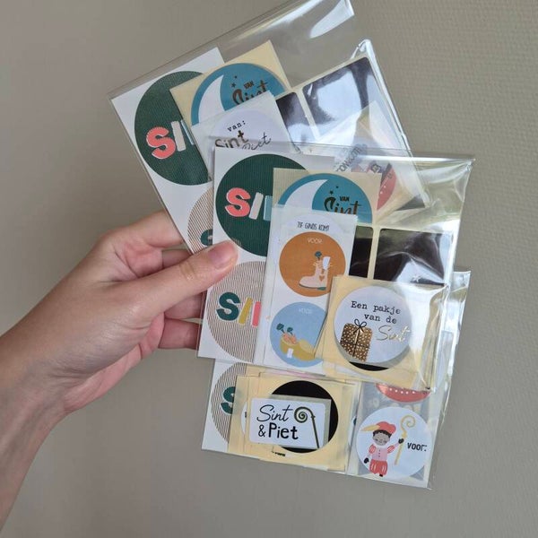 Stickermix Sint 25 stuks