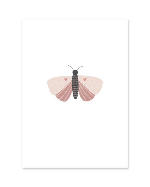 Ansichtkaart - Vlinder