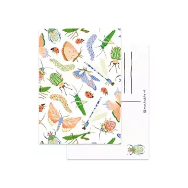 Ansichtkaart - Kriebelbeestjes