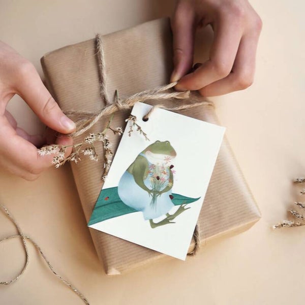 Cadeaulabel - Kikker