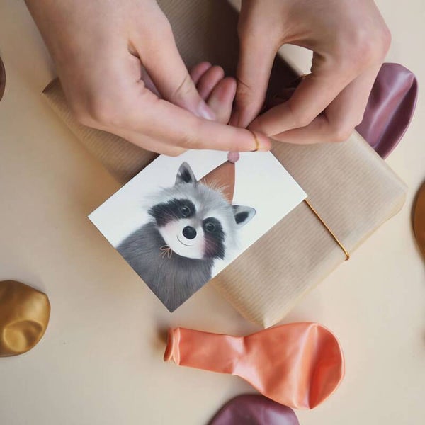 Cadeaulabel - Wasbeer