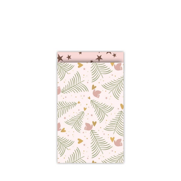 Cadeauzakje | M - Peacefull pines roze (5 stuks)