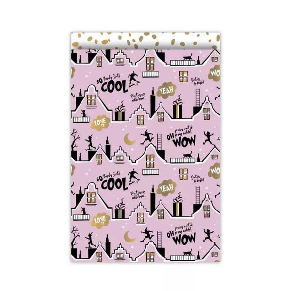 Cadeauzakje | L - Cool sint lila (5 stuks)