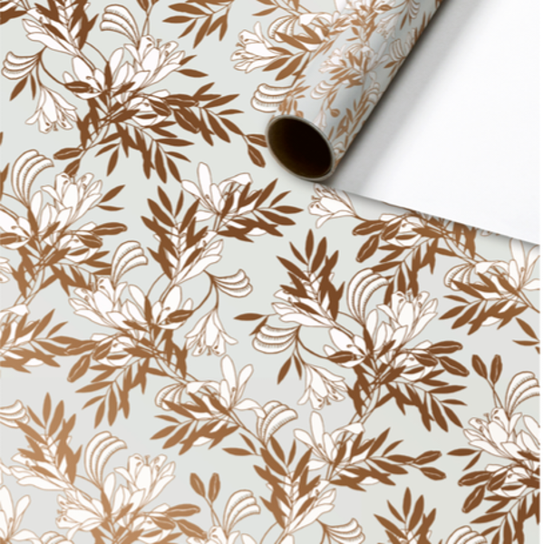 Inpakpapier - Rheo beige | 70 cm breed