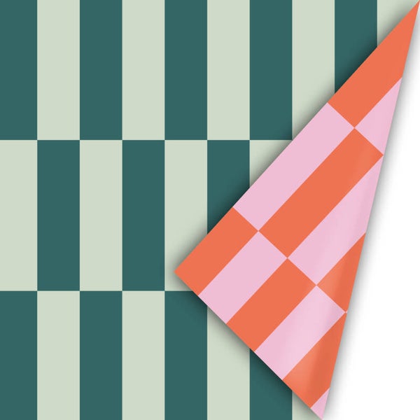 Inpakpapier - Colorblocking colorfull | 50 cm breed