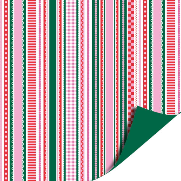Inpakpapier - Colorful ribbons | 70 cm breed