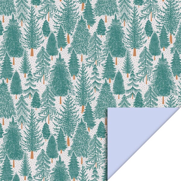 Inpakpapier - X-mas forest | 70 cm breed